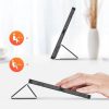 DUX DUCIS tok DOMO összecsukható ceruzatartóval SAMSUNG Tab S8 Ultra (X900/X906) fekete