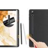 DUX DUCIS tok DOMO összecsukható ceruzatartóval SAMSUNG Tab S8 Ultra (X900/X906) fekete