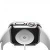 DUX DUCIS tok HAMO védőüveggel Apple Watch 7 / 8 / 9 41 mm ezüst