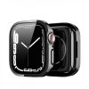 DUX DUCIS tok HAMO védőüveggel Apple Watch 7 / 8 / 9 45 mm fekete