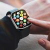 DUX DUCIS tok HAMO védőüveggel Apple Watch 7 / 8 / 9 45 mm fekete
