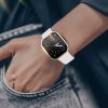 DUX DUCIS tok HAMO védőüveggel Apple Watch 7 / 8 / 9 45 mm ezüst