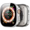 DUX DUCIS tok HAMO védőüveggel Apple Watch Ultra / Ultra 2 49 mm ezüst számára