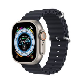   DUX DUCIS szíj OCEAN WAVE szilikon Apple Watch 38 / 40 / 41 mm grafit