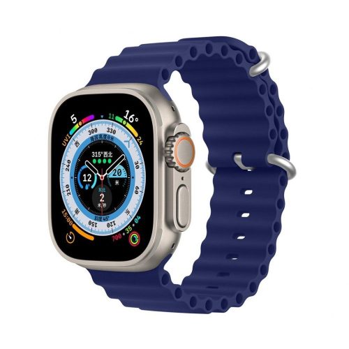 DUX DUCIS szíj OCEAN WAVE szilikon Apple Watch 38 / 40 / 41 mm - kék