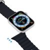 DUX DUCIS strap OCEAN WAVE szilikon Apple Watch 42 / 44 / 45 mm grafit