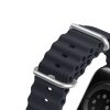DUX DUCIS strap OCEAN WAVE szilikon Apple Watch 42 / 44 / 45 mm grafit