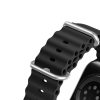DUX DUCIS strap OCEAN WAVE szilikon Apple Watch 42 / 44 / 45 mm fekete