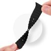 DUX DUCIS strap OCEAN WAVE szilikon Apple Watch 42 / 44 / 45 mm fekete