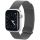 DUX DUCIS strap MILANESE rozsdamentes acél mágneses Apple Watch 38 / 40 / 41 mm szürke