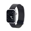DUX DUCIS starp MILANESE rozsdamentes acél mágneses Apple Watch 42 / 44 / 45 mm fekete
