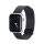 DUX DUCIS starp MILANESE rozsdamentes acél mágneses Apple Watch 42 / 44 / 45 mm fekete