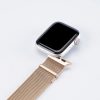 DUX DUCIS starp MILANESE rozsdamentes acél mágneses szíj Apple Watch 42 / 44 / 45 mm-hez, arany színű
