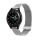 DUX DUCIS starp MILANESE rozsdamentes acél mágneses szíj Apple Watch 42 / 44 / 45 mm platinum