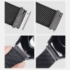 DUX DUCIS strap MILANESE rozsdamentes acél mágneses 22 mm fekete