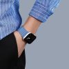 DUX DUCIS strap CHAIN mágneses szilikon Apple Watch 42 / 44 / 45 mm kék
