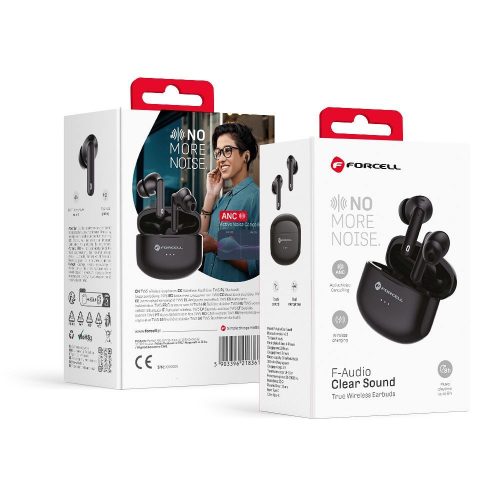 CELL F-AUDIO Clear Sound vezeték nélküli fülhallgató bluetooth TWS fekete