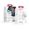 CELL F-AUDIO Clear Sound vezeték nélküli fülhallgató bluetooth TWS fehér