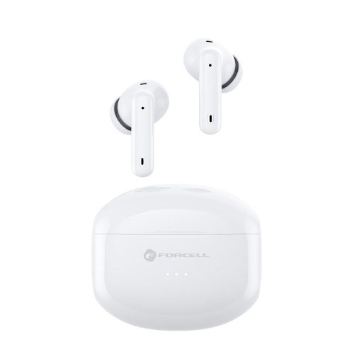 Wireless earphones Forcell F-Audio Clear Sound TWS white