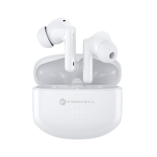 Wireless earphones Forcell F-Audio Clear Sound TWS white