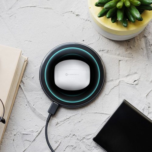 Wireless earphones Forcell F-Audio Clear Sound TWS white