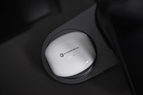 Wireless earphones Forcell F-Audio Clear Sound TWS white