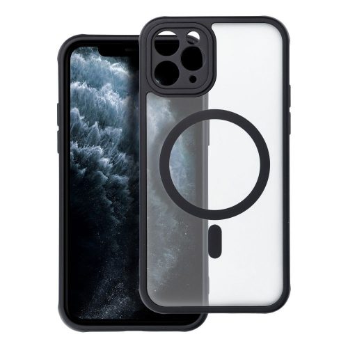 FULL MATTE MAG COVER tok, MagSafe kompatibilis IPHONE 11 Pro-hoz, fekete