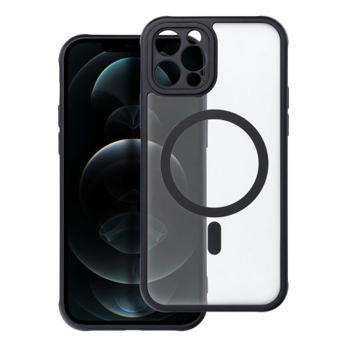 FULL MATTE MAG COVER tok, MagSafe kompatibilis, IPHONE 12 Pro fekete