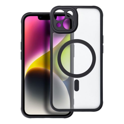 FULL MATTE MAG COVER tok kompatibilis a MagSafe-fel IPHONE 14-hez fekete