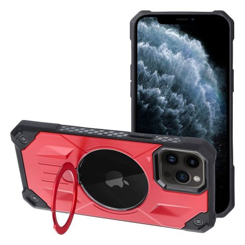ARMOR MAG COVER tok kompatibilis a MagSafe-dal IPHONE 11 Pro piros