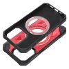 ARMOR MAG COVER tok, kompatibilis a MagSafe-fel, IPHONE 12 / 12 Pro piros
