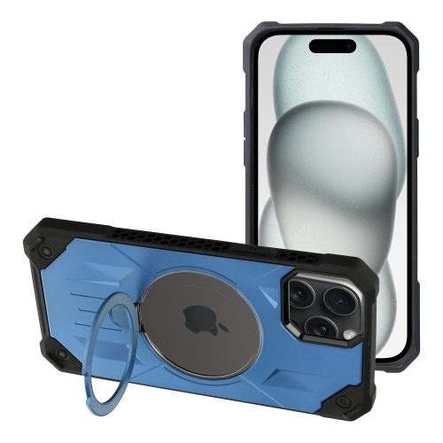 ARMOR MAG COVER tok kompatibilis a MagSafe-fel az IPHONE 15 Plus kék színű modellhez