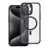 FULL MATTE MAG COVER tok, kompatibilis a MagSafe-kel az IPHONE 15 Pro Max-hoz, fekete