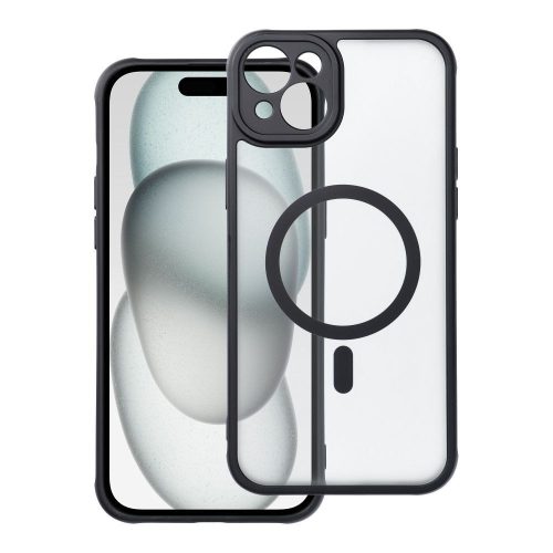 FULL MATTE MAG COVER tok, kompatibilis a MagSafe-fel az IPHONE 15 Plus számára, fekete