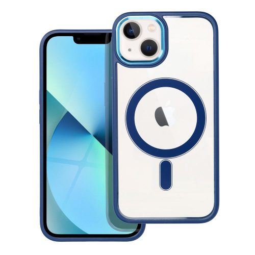 COLOR EDGE MAG COVER tok kompatibilis a MagSafe-fel IPHONE 13-hoz sötétkék színben