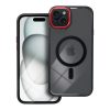 COLOR EDGE MAG COVER tok kompatibilis MagSafe-dal IPHONE 15 Plus fekete piros