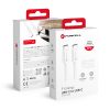 CELL F-ENERGY C338 cable Type C to Type C PD QC4.0 3A 60W 0,25 m fehér
