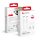CELL F-ENERGY C338 cable Type C to Type C PD QC4.0 3A 60W 0,25 m fehér