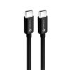 FORCELL F-ENERGY C338 cable Type C to Type C PD QC4.0 3A 60W 0,25 m black