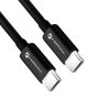 FORCELL F-ENERGY C338 cable Type C to Type C PD QC4.0 3A 60W 0,25 m black