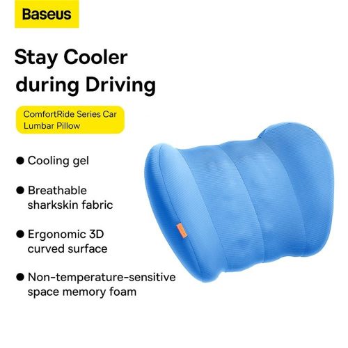 BASEUS ComtRide Series Car Cooling Lumbar Pillow Galaxy kék C20036402311-01