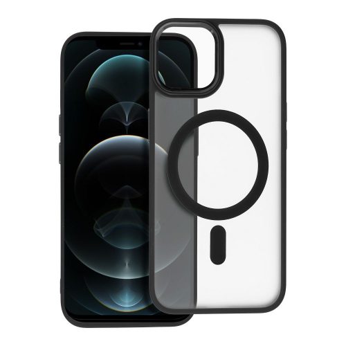 MATTE MAG COVER tok kompatibilis a MagSafe-fel IPHONE 12 Pro Max fekete színben