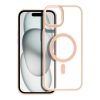 MATTE MAG COVER tok kompatibilis a MagSafe-dal az IPHONE 15 Plus-hoz rózsaszín