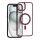 MATTE MAG COVER tok kompatibilis a MagSafe-el IPHONE 15 Plus-hoz, szilva vörös