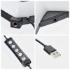LED Ring Stream RGB lamp 12inch with holder  mobile HEART + tripod JM33-13 fekete