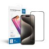 Edzett üveg kék Star - APP IPHONE 15 Pro 5D Full Cover fekete