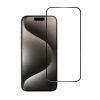 Edzett üveg kék Star - APP IPHONE 15 Pro 5D Full Cover fekete