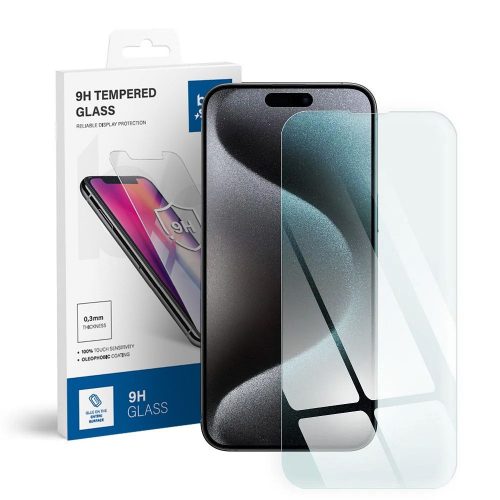 Edzett üveg kék Star - IPHONE 15 Pro