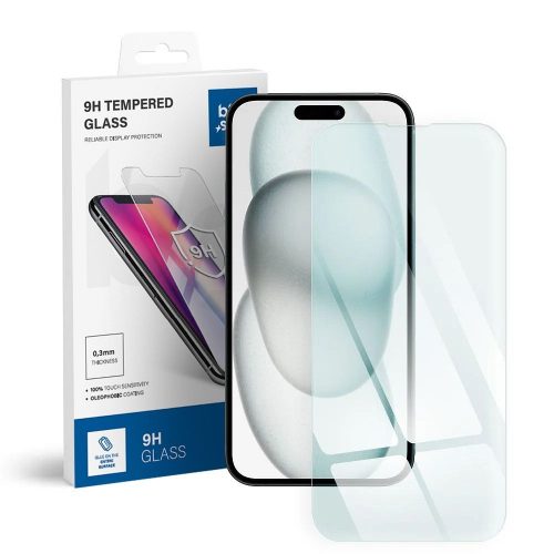 Edzett üveg kék Star - IPHONE 15 Plus/16 Plus