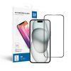 Edzett üveg kék Star - APP IPHONE 15 Plus/16 Plus 5D Teljes Lefedettség fekete